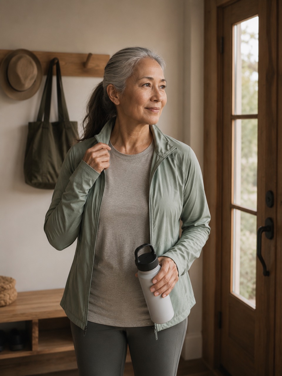 Active adult preparing to leave home