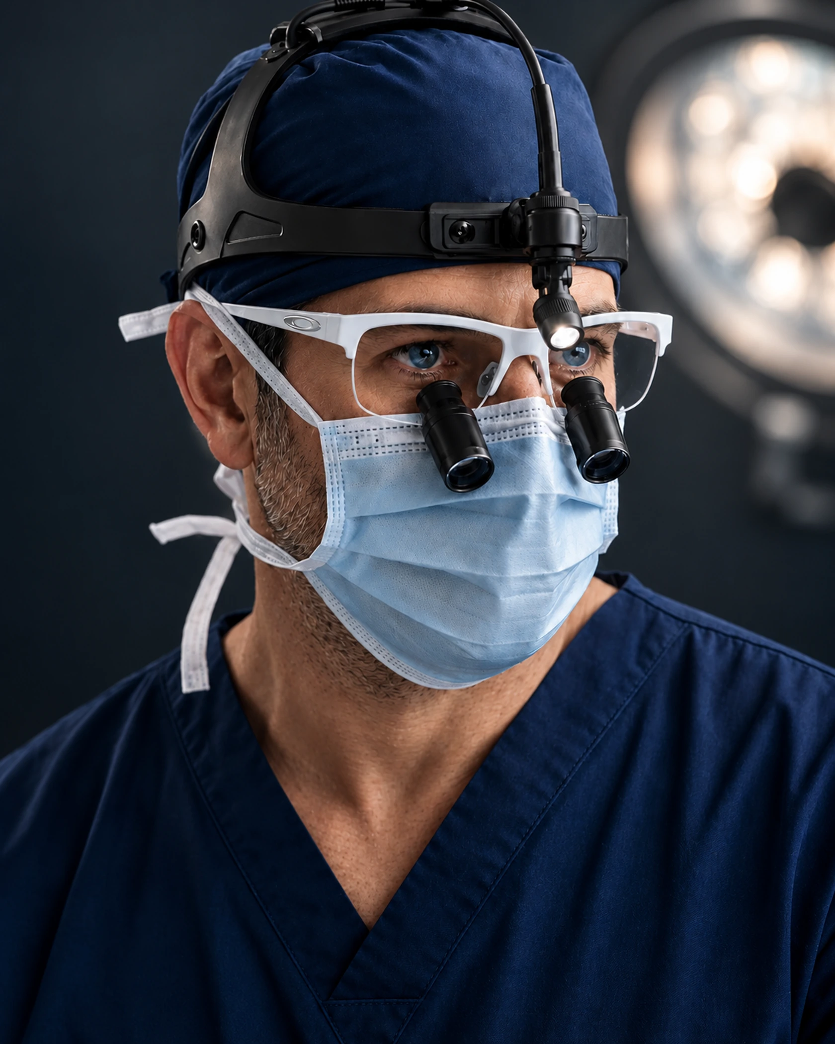Cardiac surgeon in the operating room